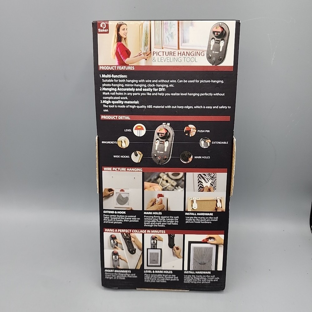 Saker Picture Hanging & Leveling Tool