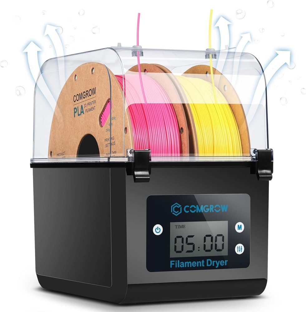 3D Printer Filament Dryer Box – Moisture-Proof Storage for PLA & ABS