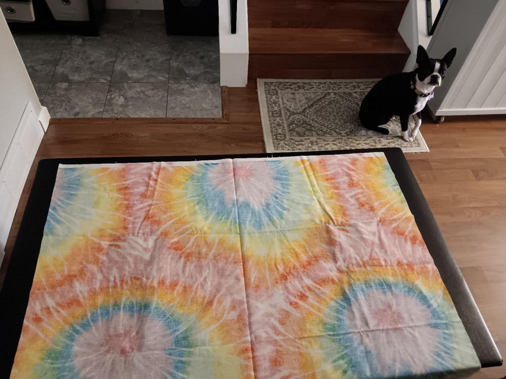 Kiss-Kiss Dynasty Tie Dyed Tapestry 1996 *VERY NICE/SEE DESCRIPTION*