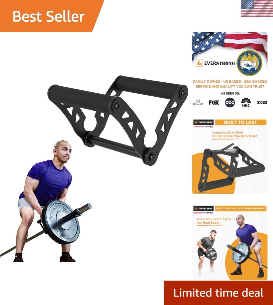 Compact T Bar Row Attachment with Universal Compatibility for Efficient Workouts