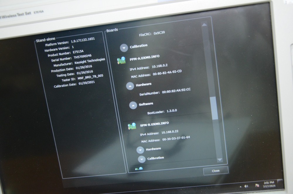 Agilent Keysight E7515A 4G UXM Wireless Communications Test Set