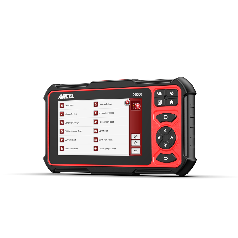 ANCEL DS300 Car OBD2 Scanner Bi-directional Scan Tool Full System E-CU Coding