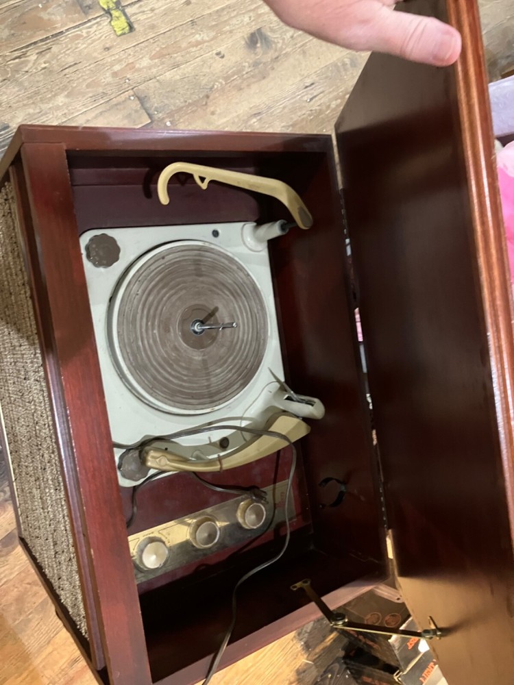 MCM Truetone floor model record player