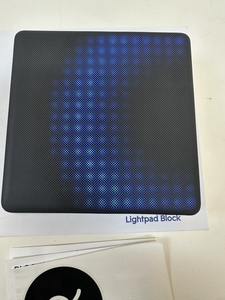 ROLI Lightpad Block illuminated pressure responsive