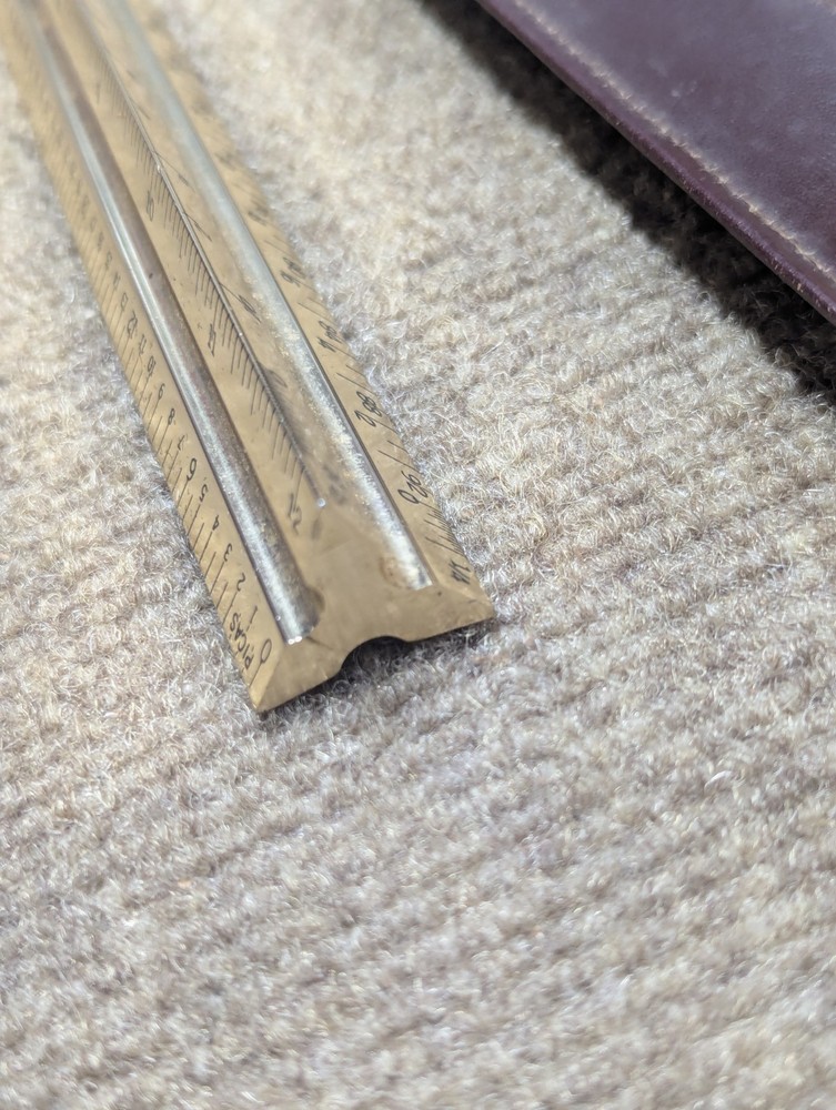 Triangular Draftsman Ruler