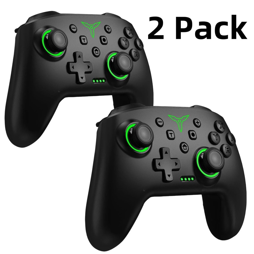 2Packs Switch 2 Controller Wireless Pro Controller For Nintendo Switch 2/1/OLED