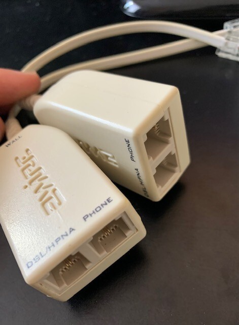 2Wire DSL Filter 2 pack with Wall Mount / Single Line Wall Mounted