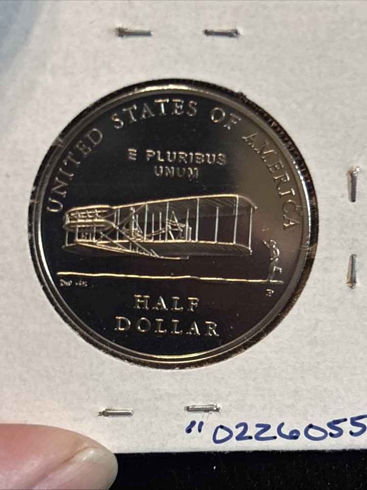 2003 First Flight Half Dollar “0226055” Proof Wright Monument 50c