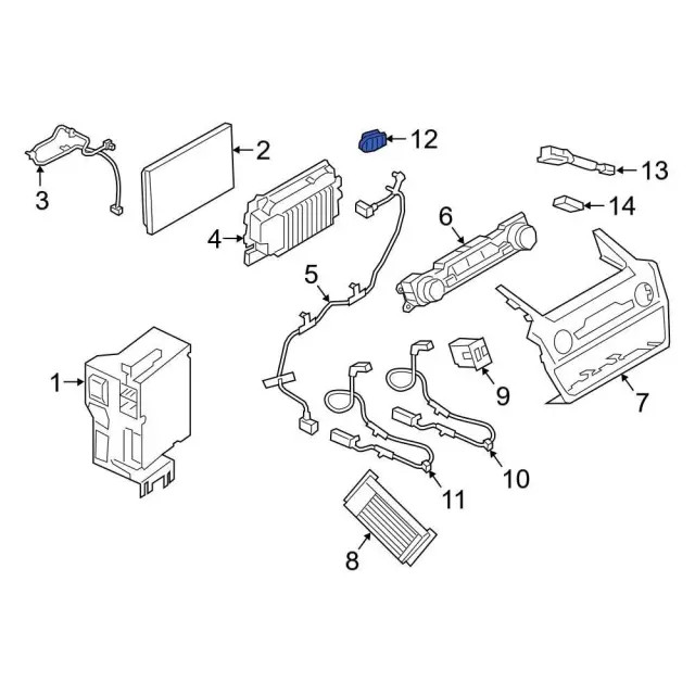Genuine Ford Navigation Microphone LB5Z-19A391-AB