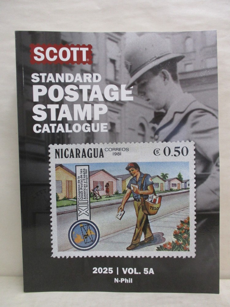 2025 Scott Standard Postage Stamp Catalog Volume 5 A/B Worldwide Countries N-Sam