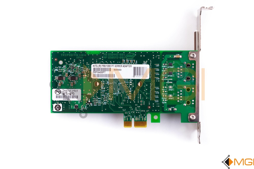 INTEL PRO/1000 PT SERVER ADAPTER SINGLE PORT HIGH PROFILE // EXP19400PT