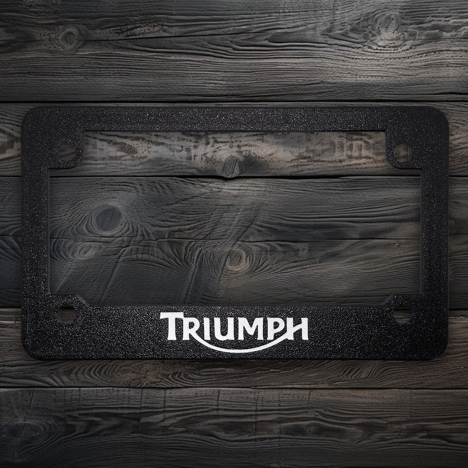 For Triumph Motorcycles Textured License Plate Frame (ALL MODELS & YEARS)