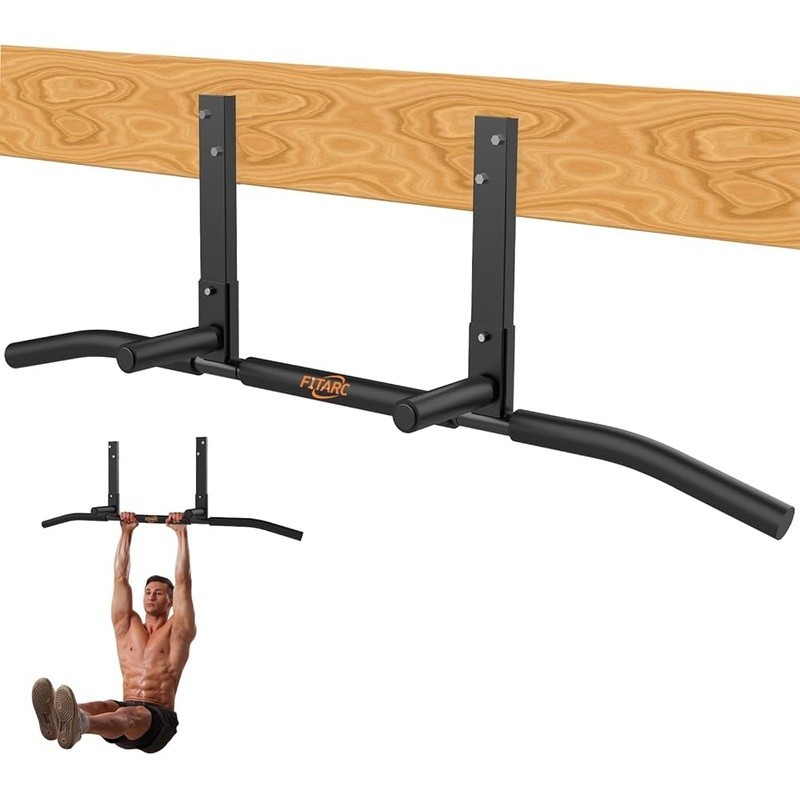 Ceiling Mount Pull Up Bar Multifunctional Non-Slip Grip Strength Training New