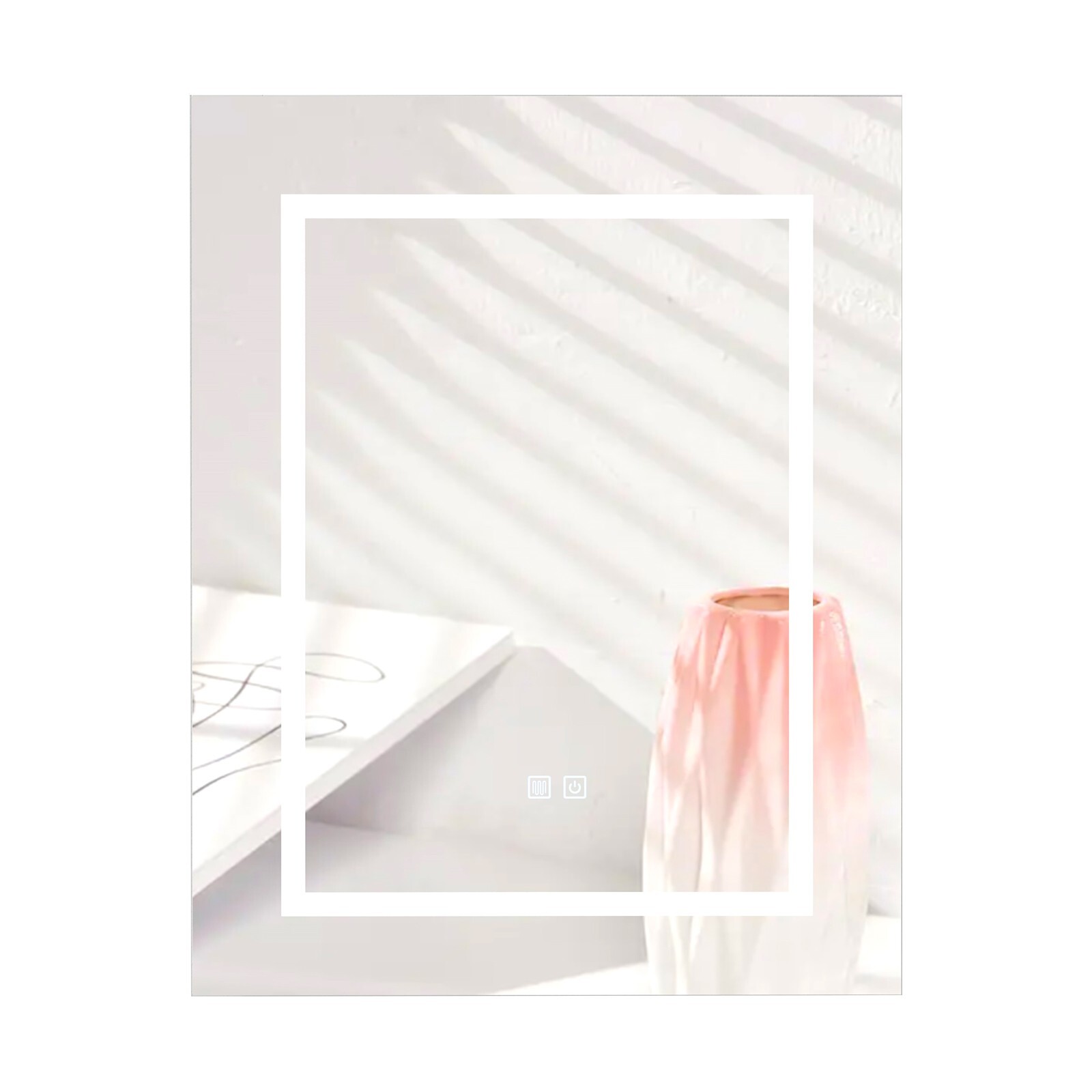 LED Medicine Cabinet with Light Wall Mounted Mirror Cabinet Anti-Fog 3-Color New