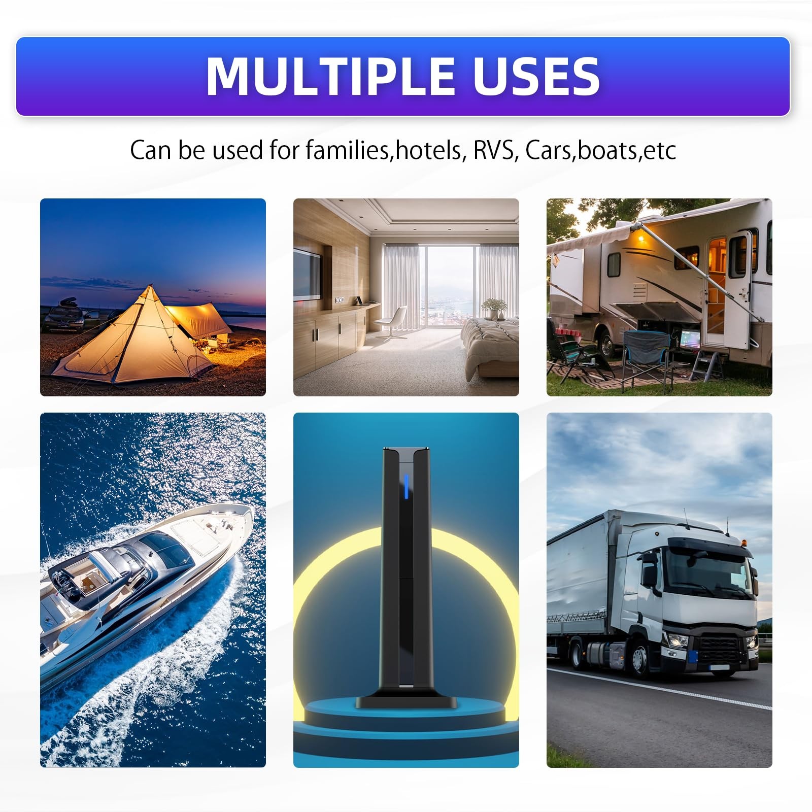 6000 Miles Upgraded TV Antenna Digital HD Indoor HDTV 1080P 4K Long Range US