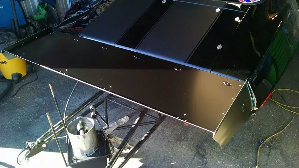 Chevy Camaro 70/73 Pro Racing Wing Black