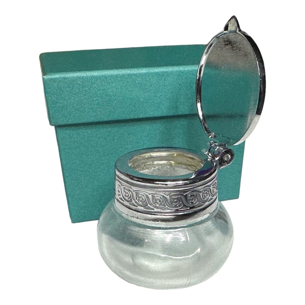 Universal Studios Harry Potter Quill Silver Top Ink Jar