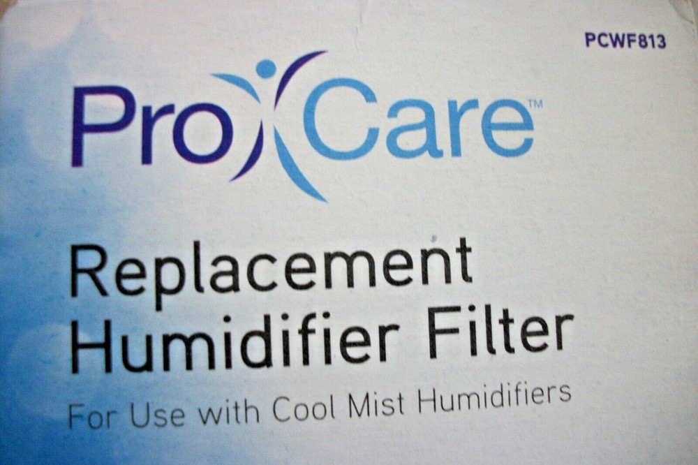 Pro Care Replacement Cool Mist Humidifier Filter PCWF813 Antimicrobial