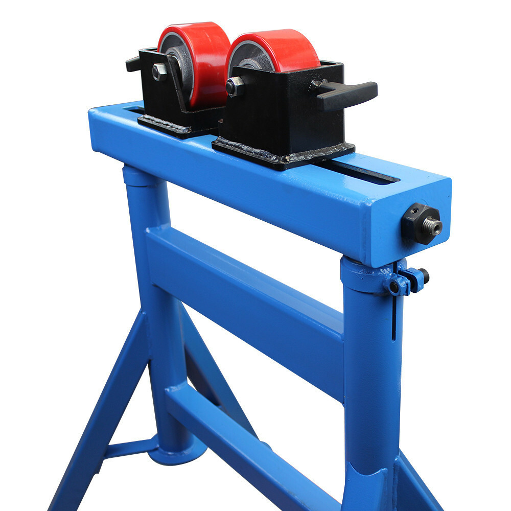 1/2"-36" Tube Pipe Roller Support Stand Adjustable 29"-43" H Welding Positioner