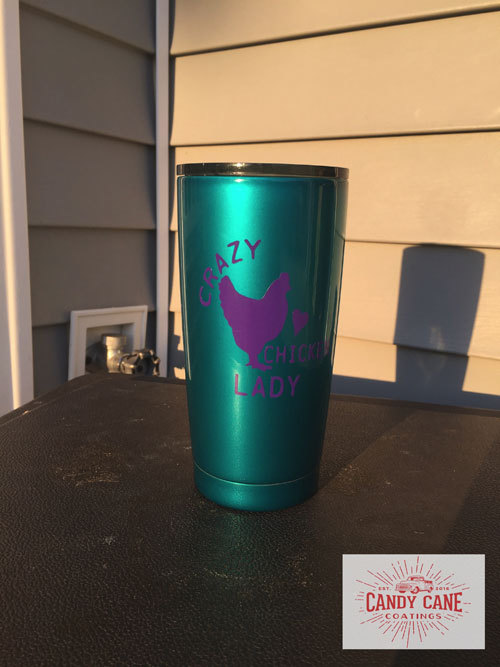 Candy Teal Powder Coat Powder Coating Paint - New 1LB!