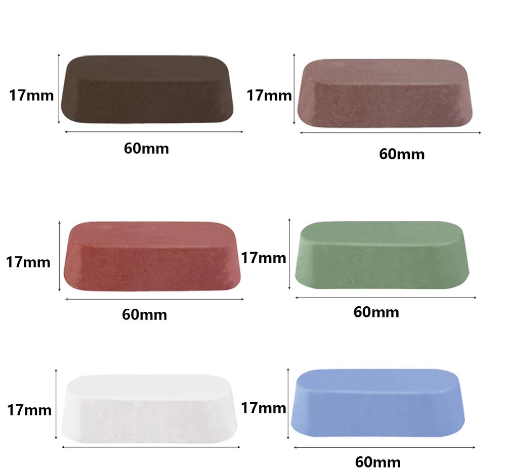 12 Pcs Metal Buffing Polishing Compound for Buffing Wheel, Buffing Wheel Comp...