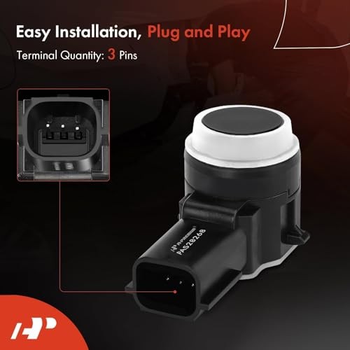4-PC Reverse Backup Parking Assist Sensor Compatible with Chevy, Cadillac,