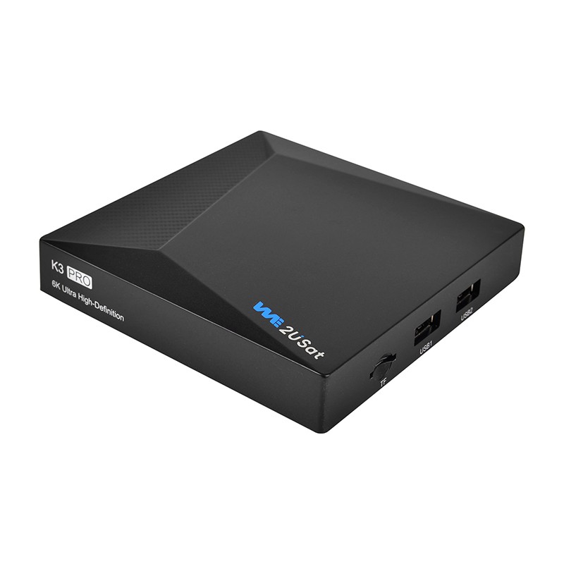 Newest We2Usat K3Pro+ Android TV Box