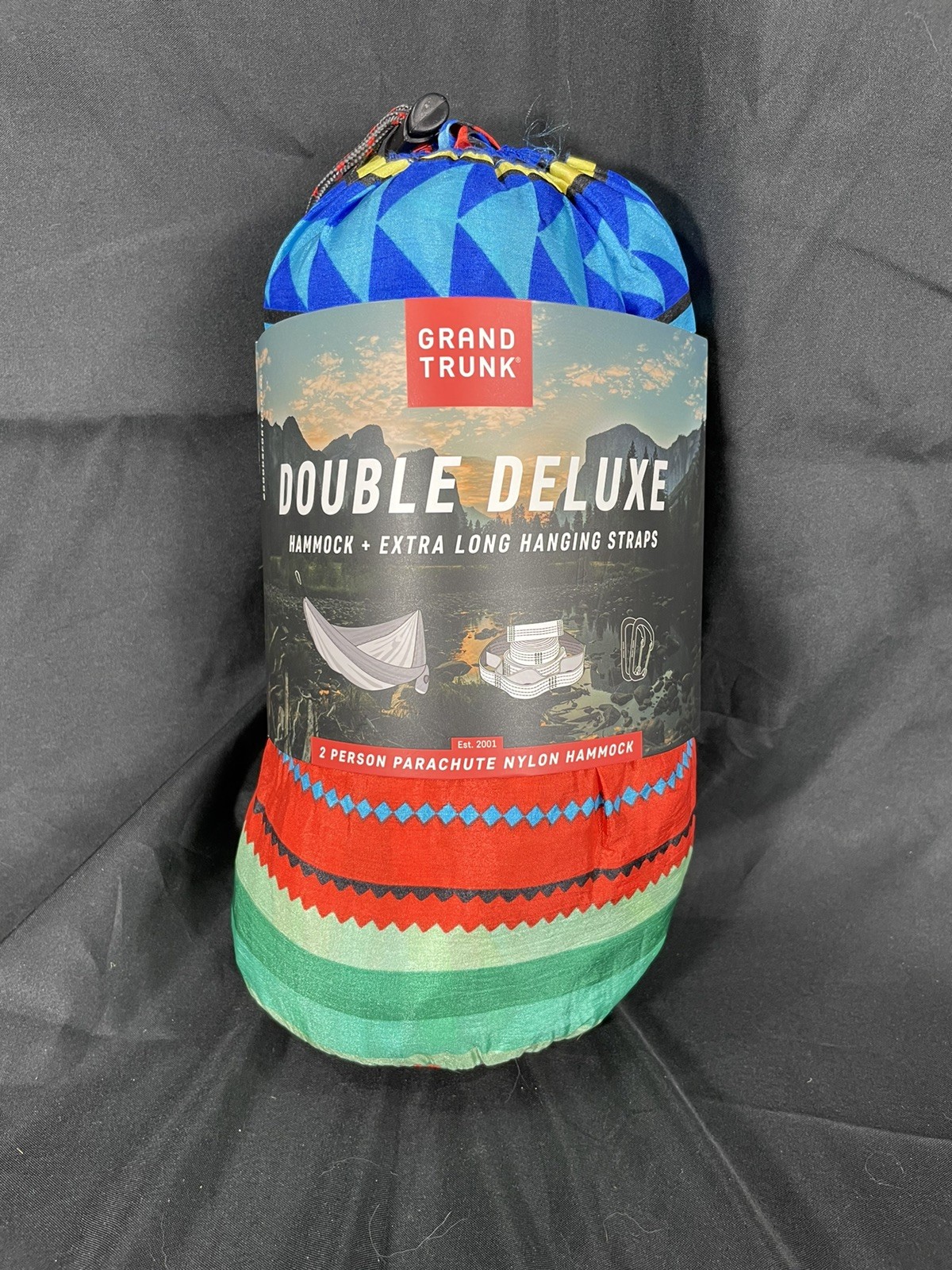 Grand Trunk Double Deluxe 2 Person Hammock Extra Long Hanging Straps Brand New