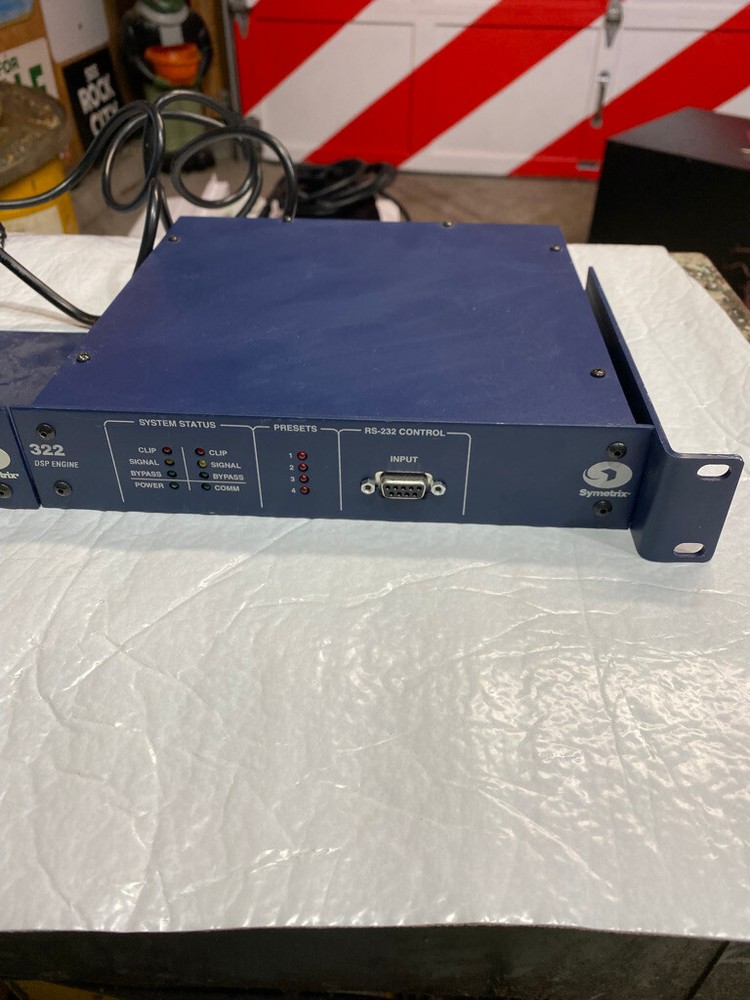 Symetrix 322 - 2 Input 2 Output Multi-Function DSP Processor With rack mount