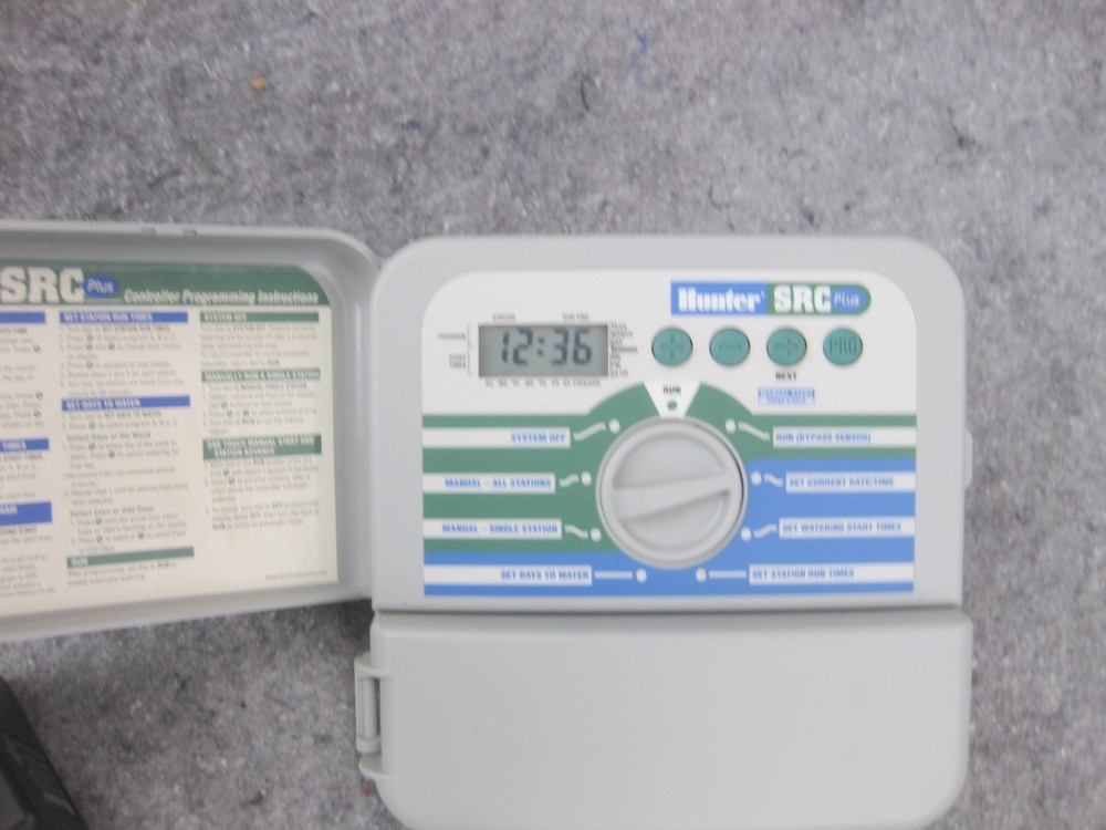 Hunter SRC Plus Sprinkler Irrigation 6-Zone Controller Timer Unit SRC-600i