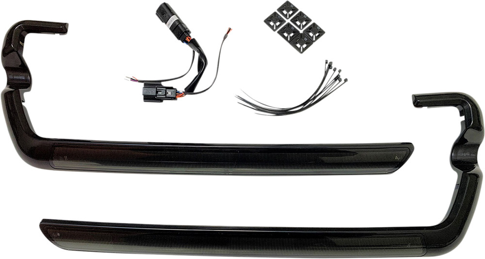 Custom Dynamics Saddlebag Marker Lights Smoke - Black CD-SB-SIDE-SB