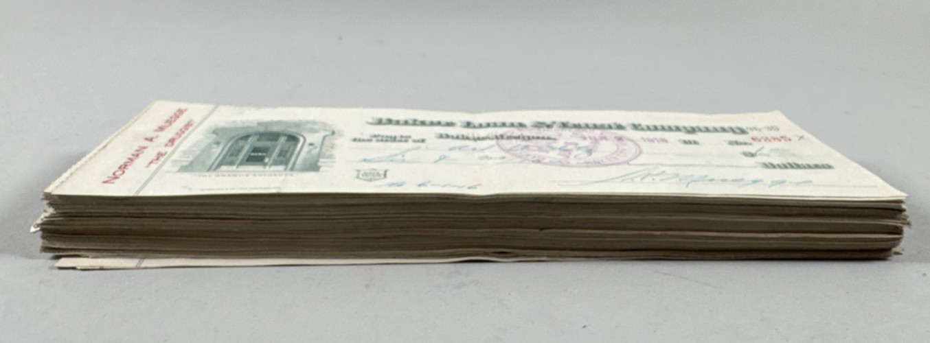 Lot of 130 Baker Loan & Trust Company Oregon Checks 1915