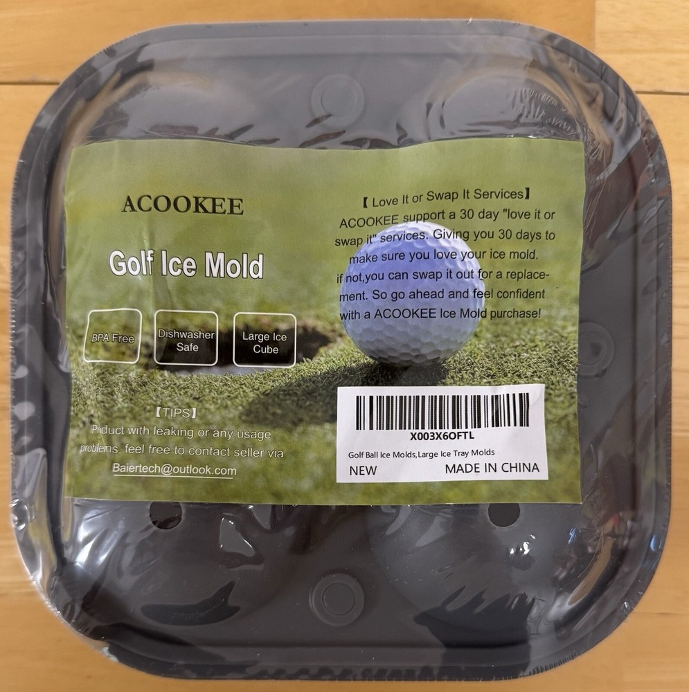 Acookee Golf Ice Mold (BH8)
