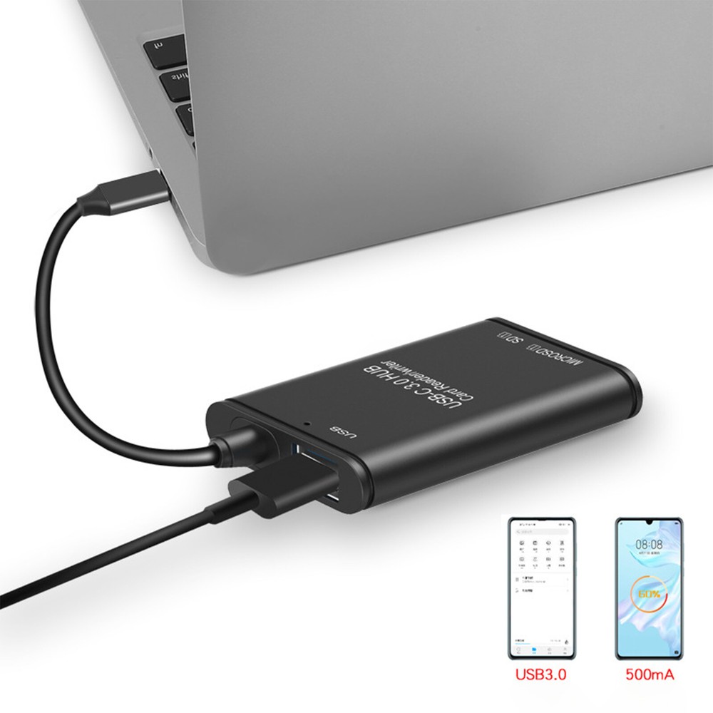 USB C to SD Card Reader Writer OTG Adapter USB 3.0 Micro SD Memory Card ReaderrM