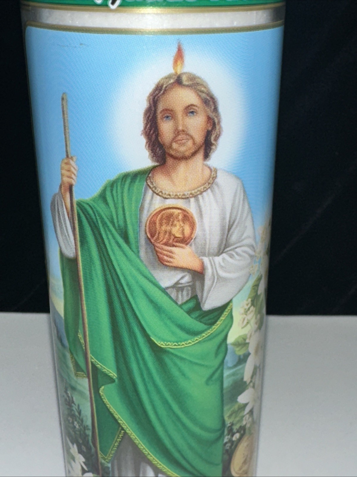 4 PACK--St. Jude Veladora San Judas Tadeo, Religious Candles