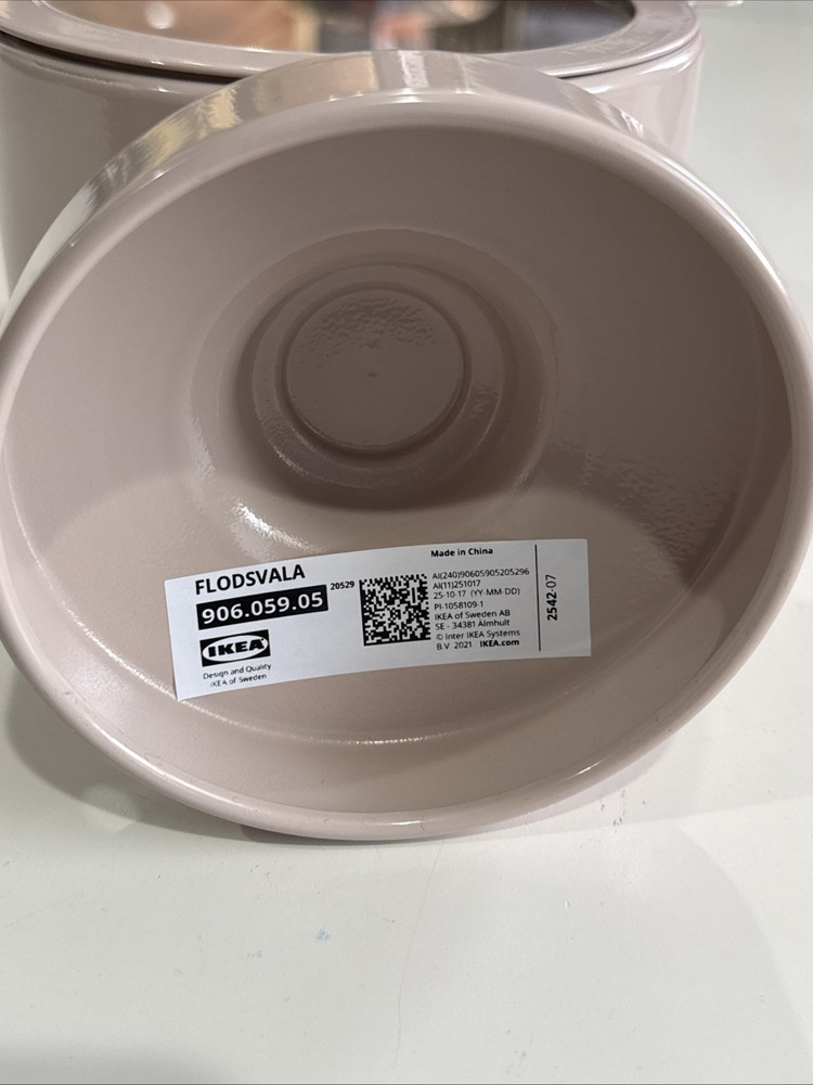 IKEA FLODSVALA Lantern For Tealight Pale Pink 8 ¼" New 906.059.05