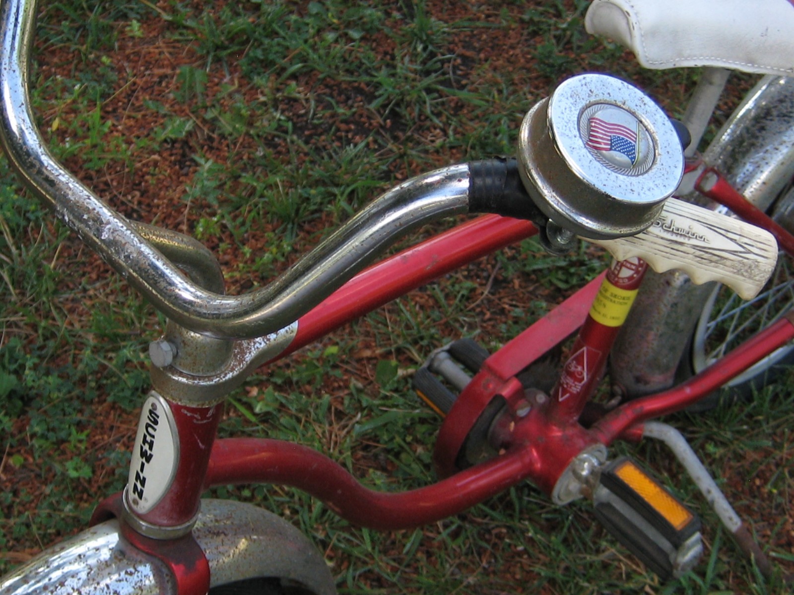 Vintage Schwinn Red Pixie Kids Bike Bicycle Original needs tires
