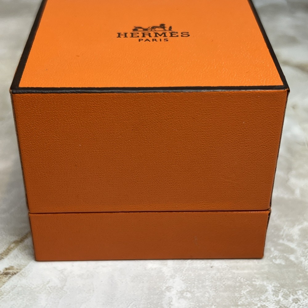 Authentic Hermes Paris Empty Ring Box Only 2.5" x 2.5" x 2.18" Designer