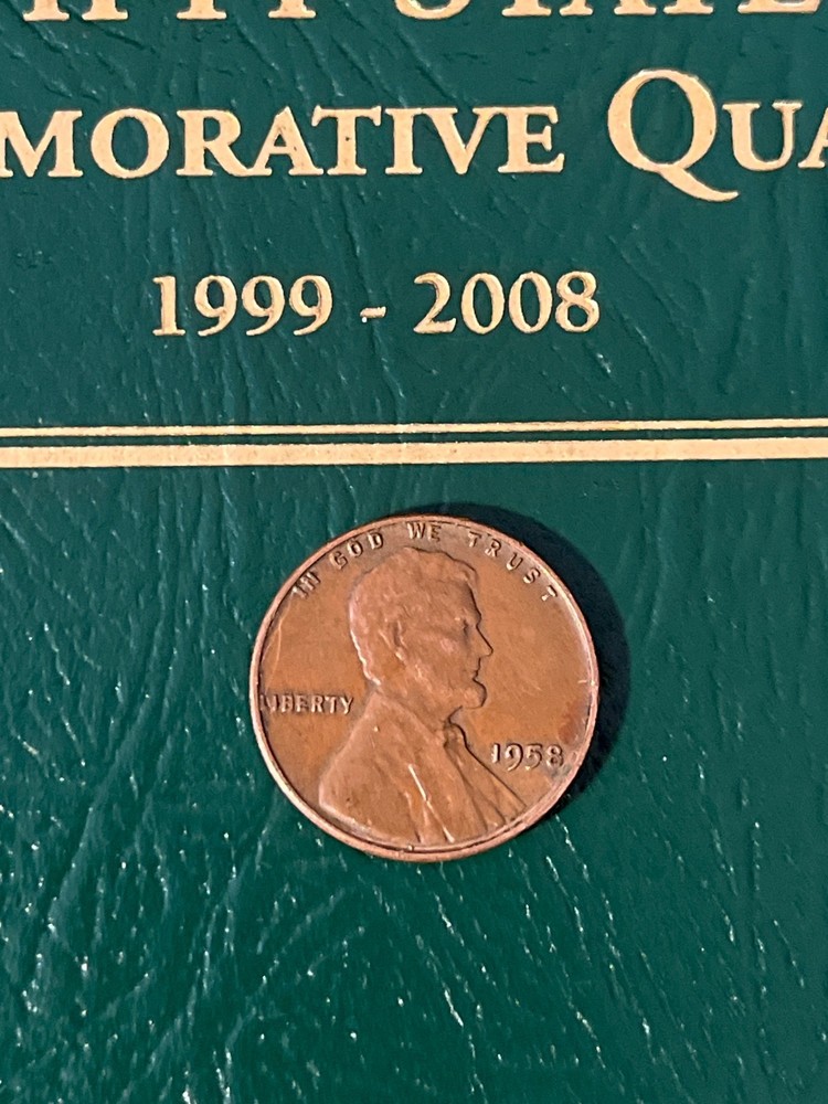1958 - P  Lincoln  Wheat  Cent.