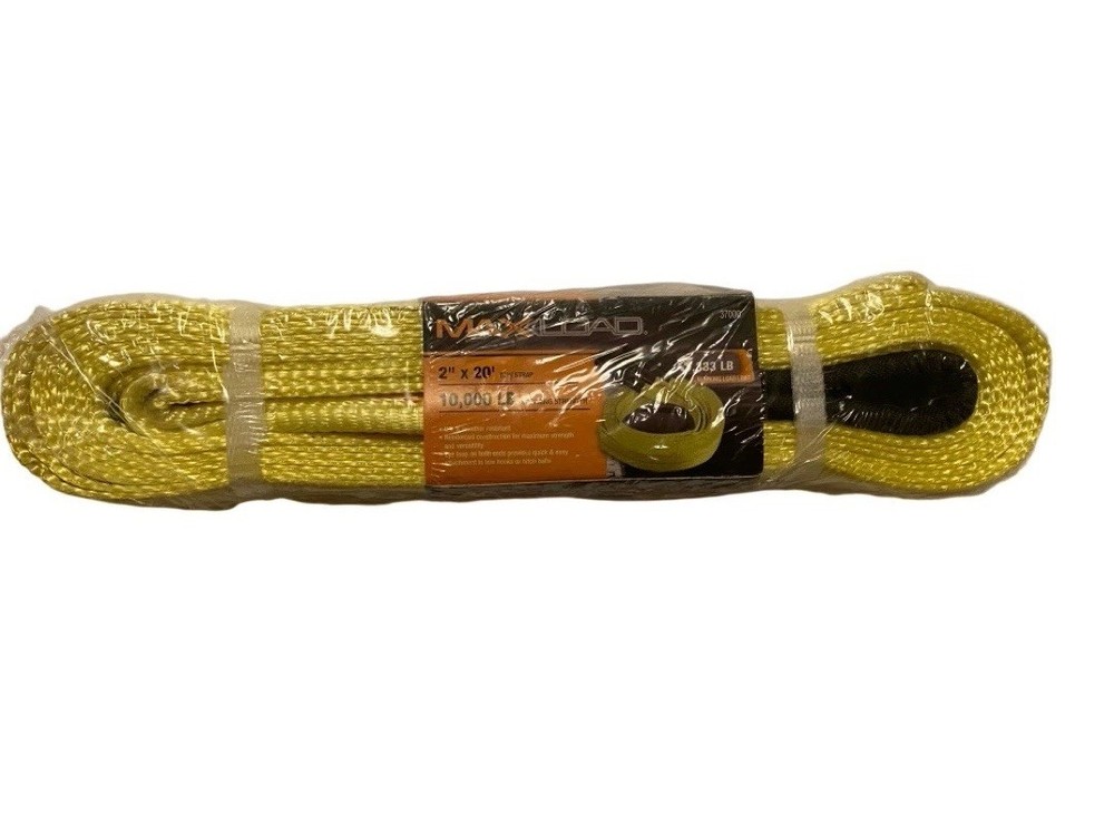 MAXLOAD Recovery Tow Strap 2” X 20”
