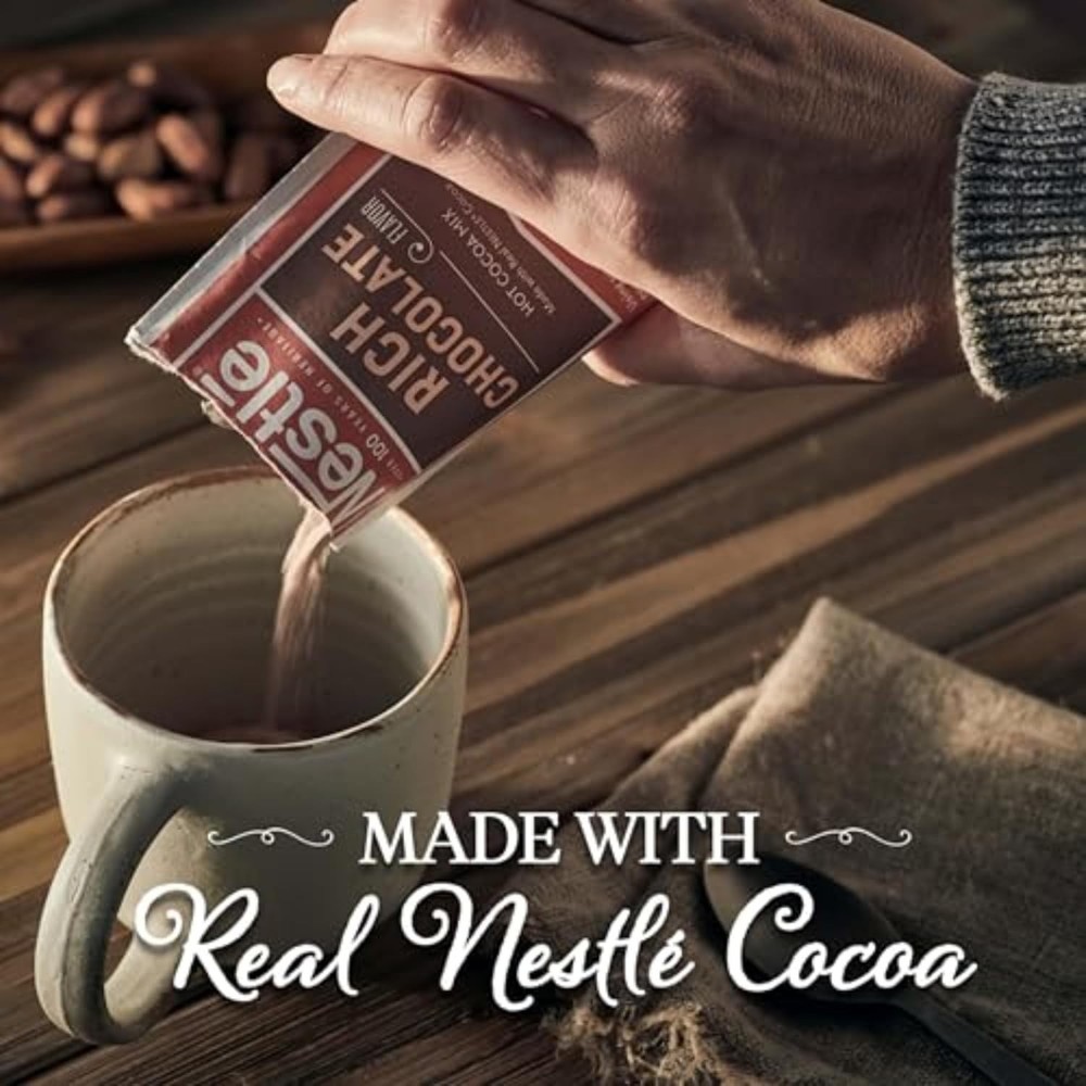 Delicious Hot Cocoa Packets - Real Cocoa with Vanilla Notes, 35.5 oz Bulk Pack