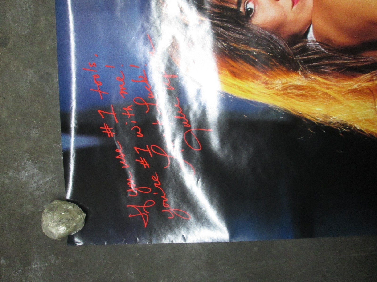 Julie Lipton shorts large door Poster hot girl tools mechanic C2429