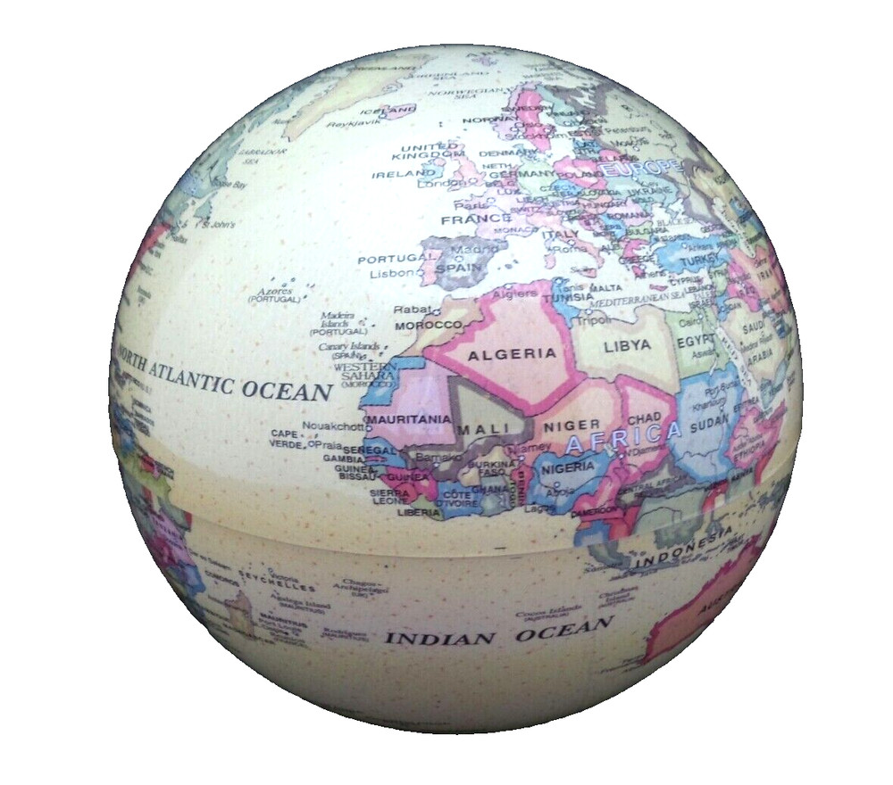 Magic Revolving Globe Rotating Spinning Earth Clockwise or Counterclockwise