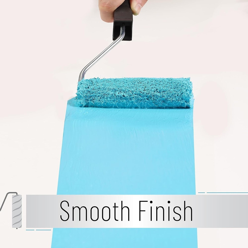 Versatile 18-Pack 4-Inch Roller Covers - Ideal for Smooth Paint Application