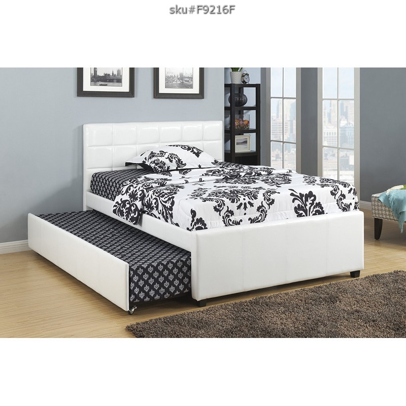 Full bed +Twin trundle with slats