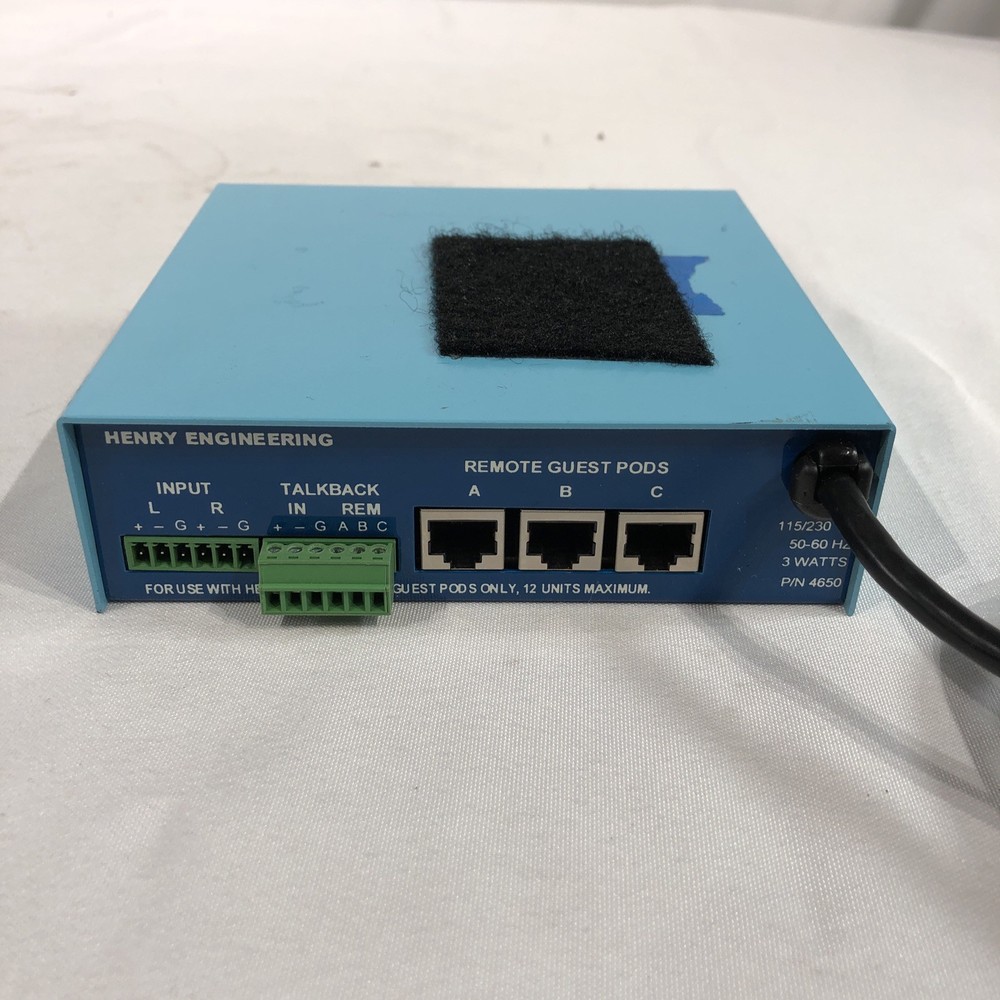 Henry Engineering MULTIPHONES II Multi-User Distributed Headphones System