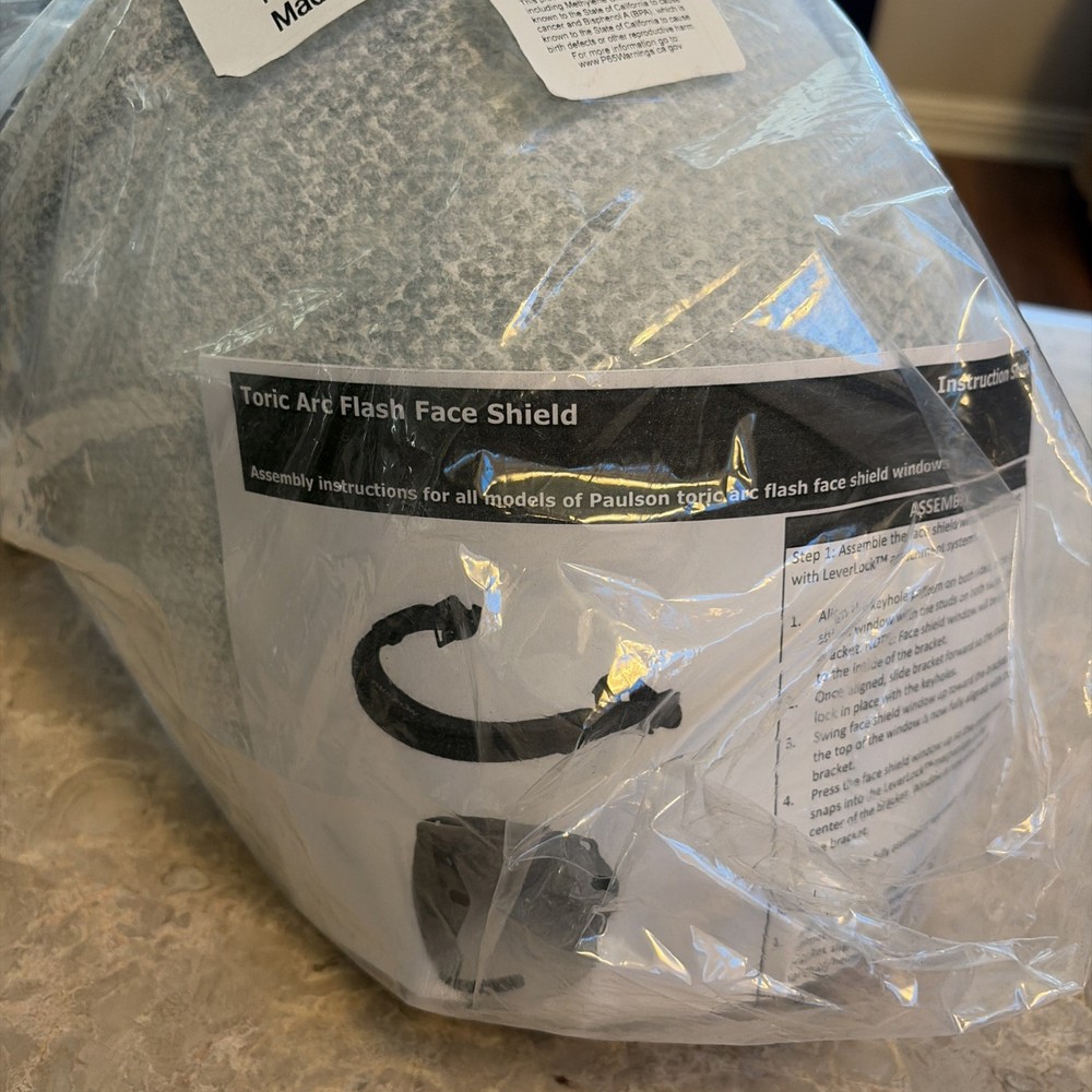 Paulson AmpShield Model AMP1-12-HTS Arc Flash Protective Shield, Polycarbonate,