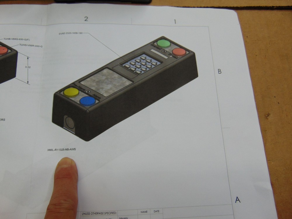 (2) 3MillID 3M Access Control Reader Keypad Security Alarm Control 3MIL-R11325-