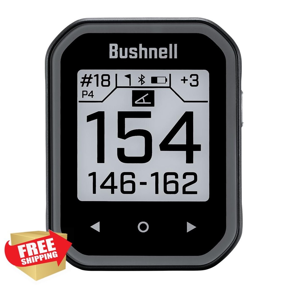 Bushnell Phantom 3 Golf GPS Slope Bundle Black Touchscreen Charger
