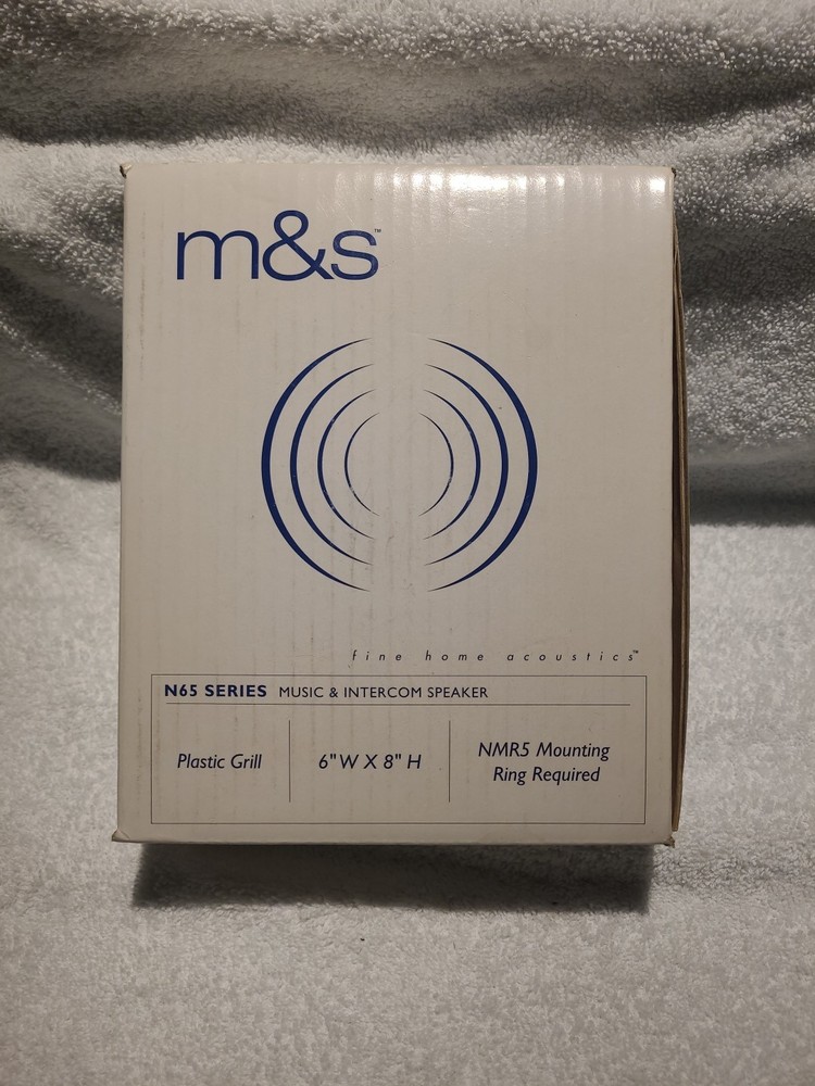 M&S N65RS INTERCOM WHITE INDOOR 5" WITH REMOTE SCAN